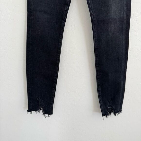 AGOLDE Sophie Mid Rise Skinny Ankle Jeans Black Size 26 - Picture 10 of 14